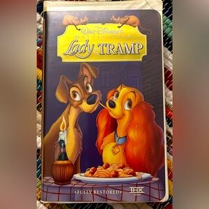 Lady and the Tramp Disney VHS